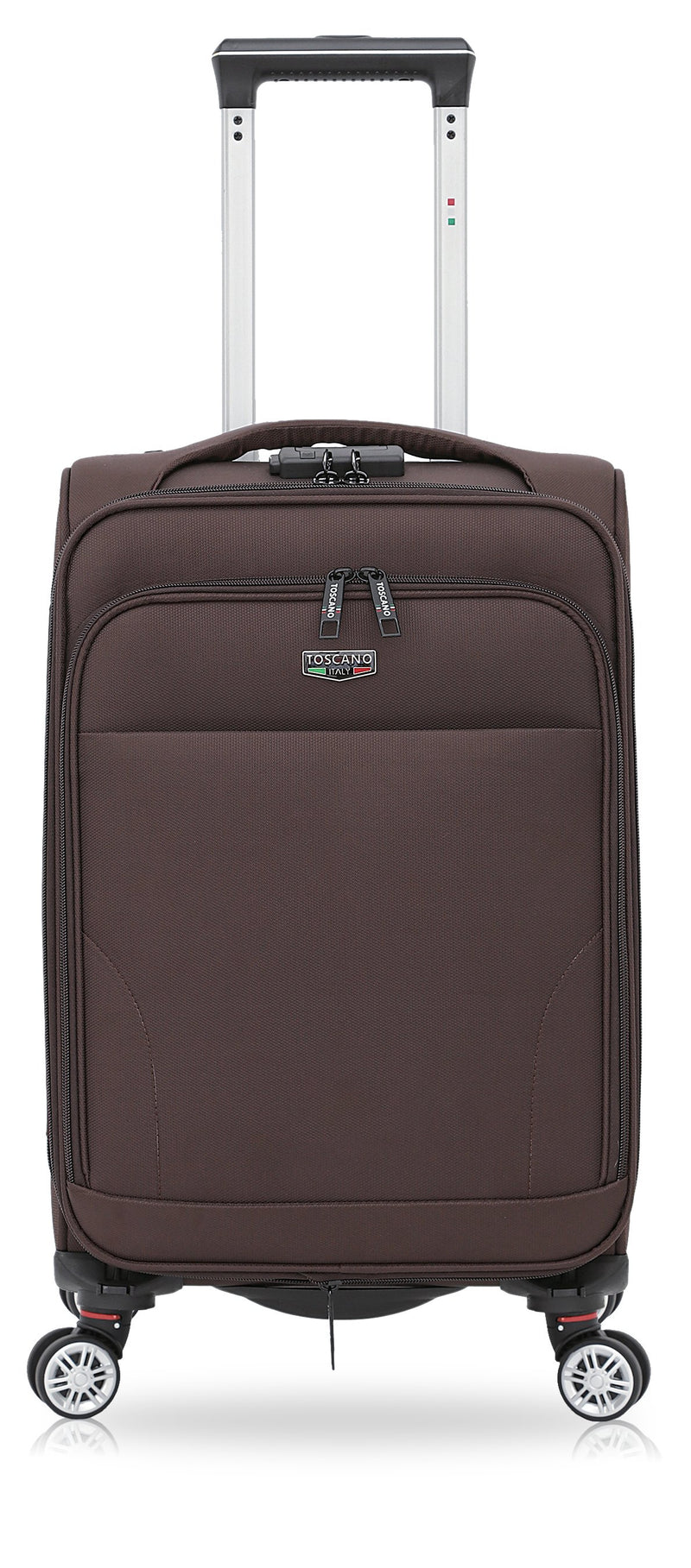 TOSCANO 18-inch Ricerca Lightweight Carry On  Luggage Suitcase