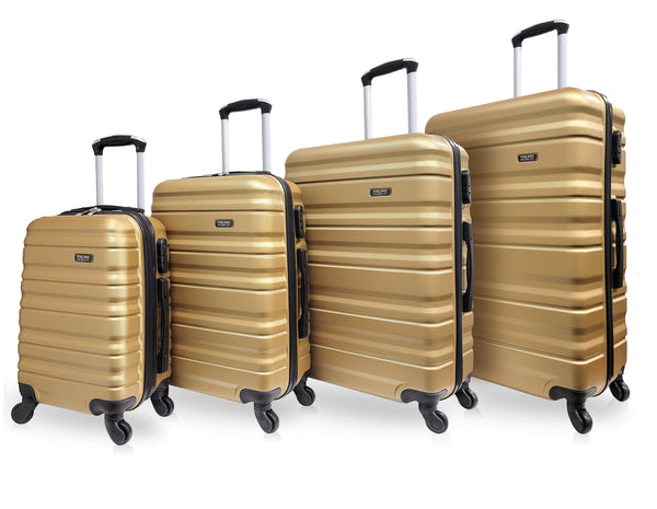 TOSCANO Barre (18", 22", 26", 30") Lightweight Spinner Luggage Suitcase Set