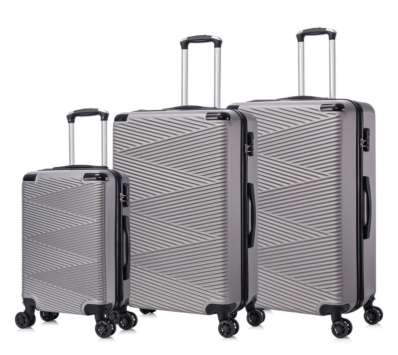 TOSCANO INTRECCIARE 3PC (20", 28", 30") Hardside Luggage Suitcase