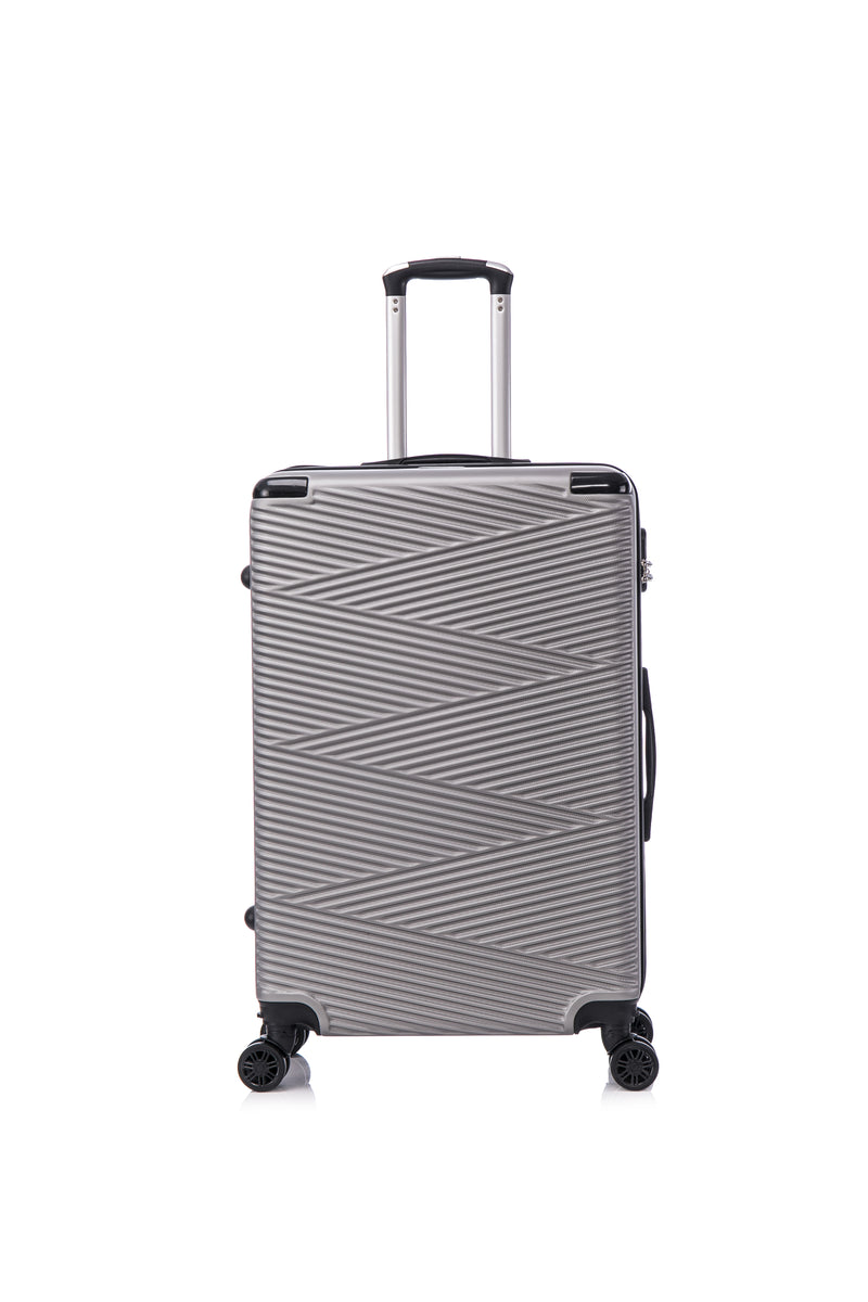 TOSCANO INTRECCIARE 28" Large Hardside Luggage Suitcase