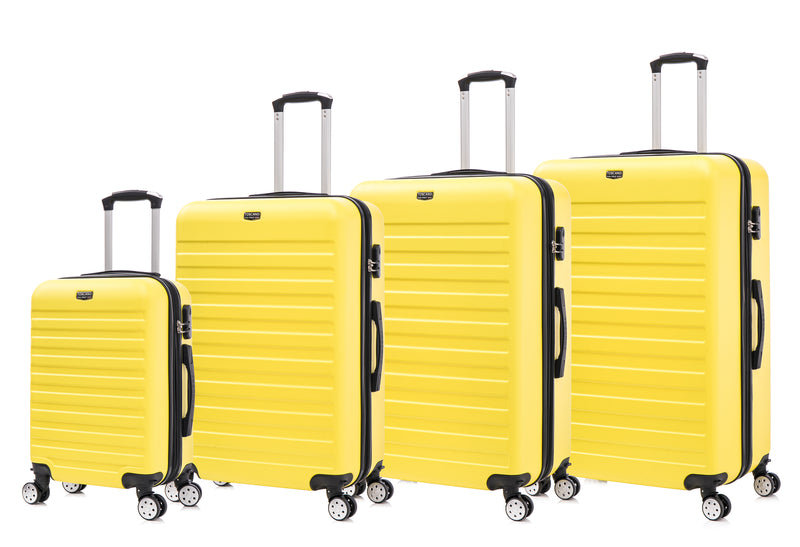 TOSCANO EMINENTE 4-pc (20", 28", 30", 32") Detachable Spinner Wheel Suitcase Set