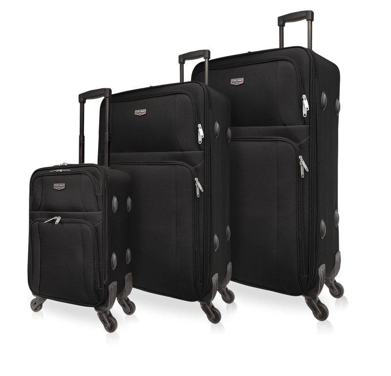 TOSCANO by Tucci NOTEVOLE 03 PC (19", 27", 31") Lightweight Travel Luggage Set