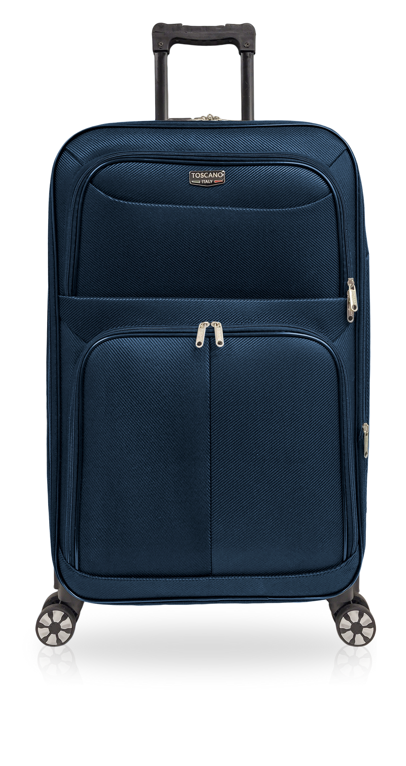 TOSCANO Crociato 25-inch Lightweight Luggage Suitcase