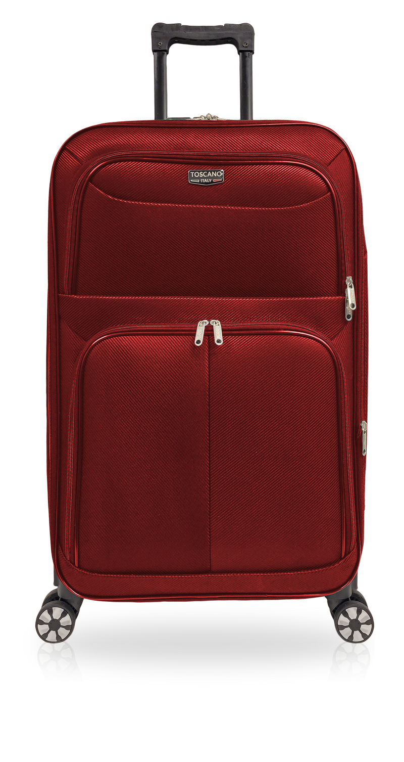 TOSCANO Crociato 25-inch Lightweight Luggage Suitcase