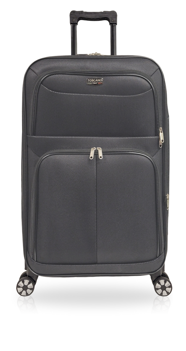 TOSCANO Crociato 25-inch Lightweight Luggage Suitcase