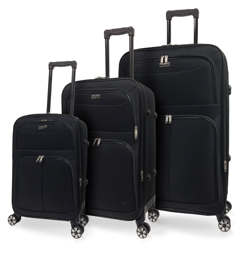 TOSCANO by Tucci Crociato 3PC (21", 25", 29") Lightweight Luggage Suitcase Set