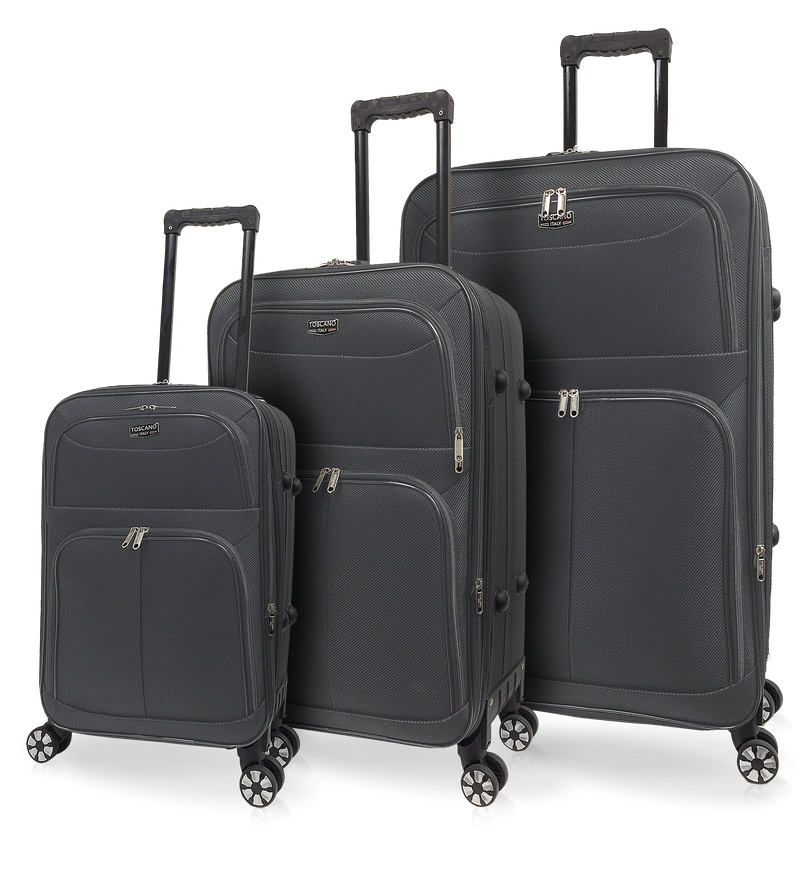 TOSCANO by Tucci Crociato 3PC (21", 25", 29") Lightweight Luggage Suitcase Set
