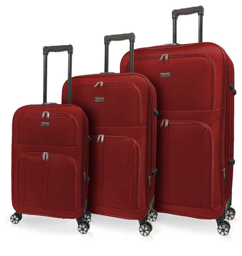 TOSCANO by Tucci Aiutante 3PC (23", 27", 31") Lightweight Luggage Suitcase