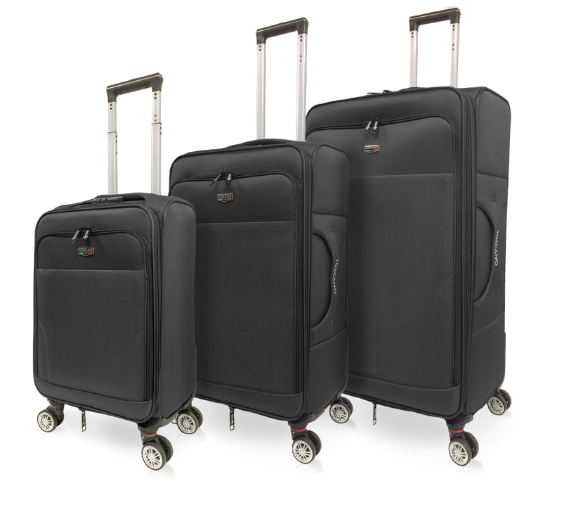 TOSCANO by Tucci Ricerca 3 Pc (18", 23", 29") Luggage Travel Suitcase Set