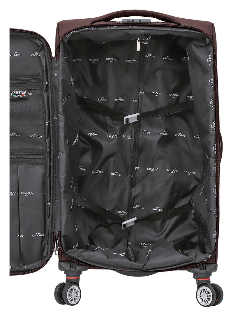TOSCANO by Tucci 18-inch Ricerca Lightweight Carry On  Luggage Suitcase