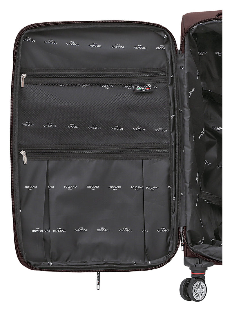 TOSCANO by Tucci 18-inch Ricerca Lightweight Carry On  Luggage Suitcase