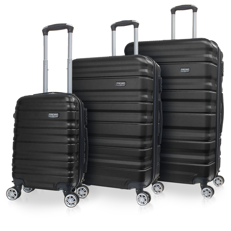 TOSCANO 3PC Magnifica (18", 26", 30") Magnifica Lightweight Luggage Suitcase Set