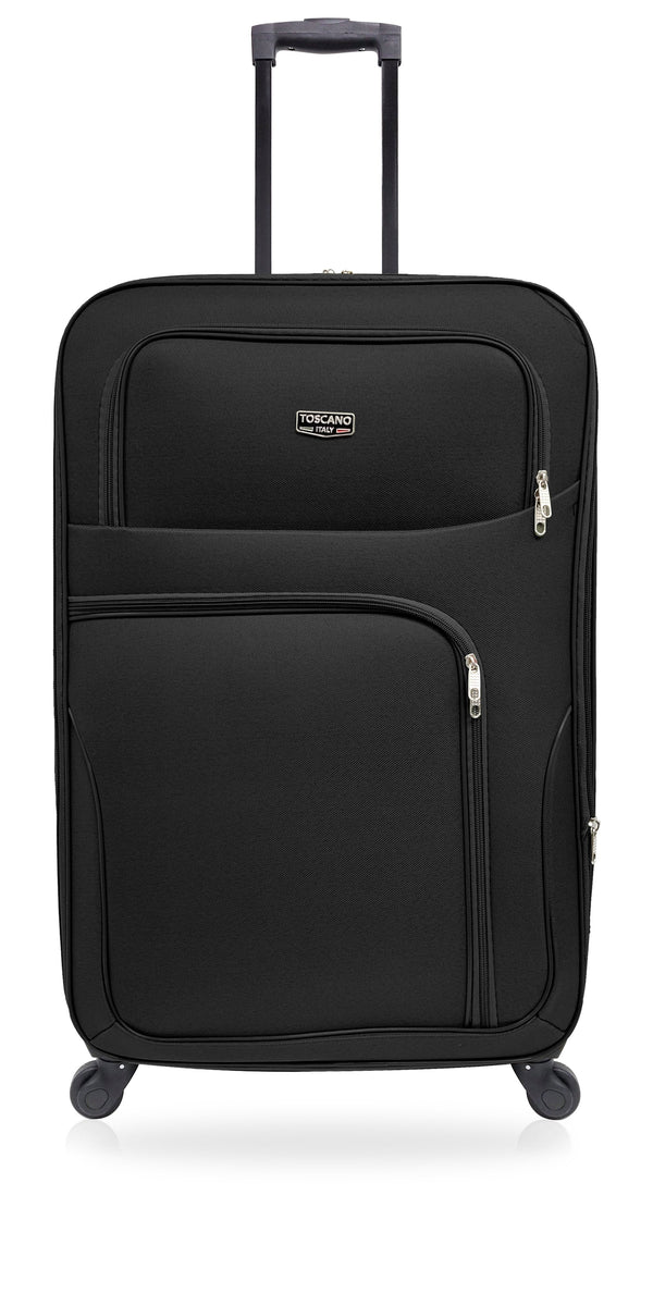 TOSCANO 20-inch Allacciare Carry On Lightweight Luggage Suitcase