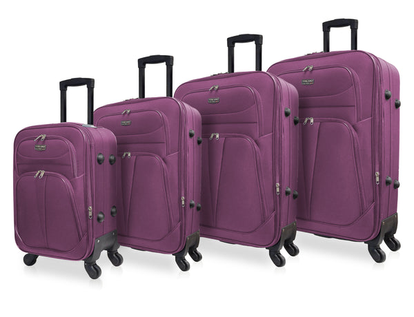 TOSCANO Parata 4-pc (20", 24", 28", 32") Expandable Suitcase Luggage Set